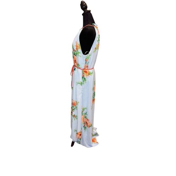 Be by Chetta B Striped floral maxi dress size 16 - Picture 3 of 8